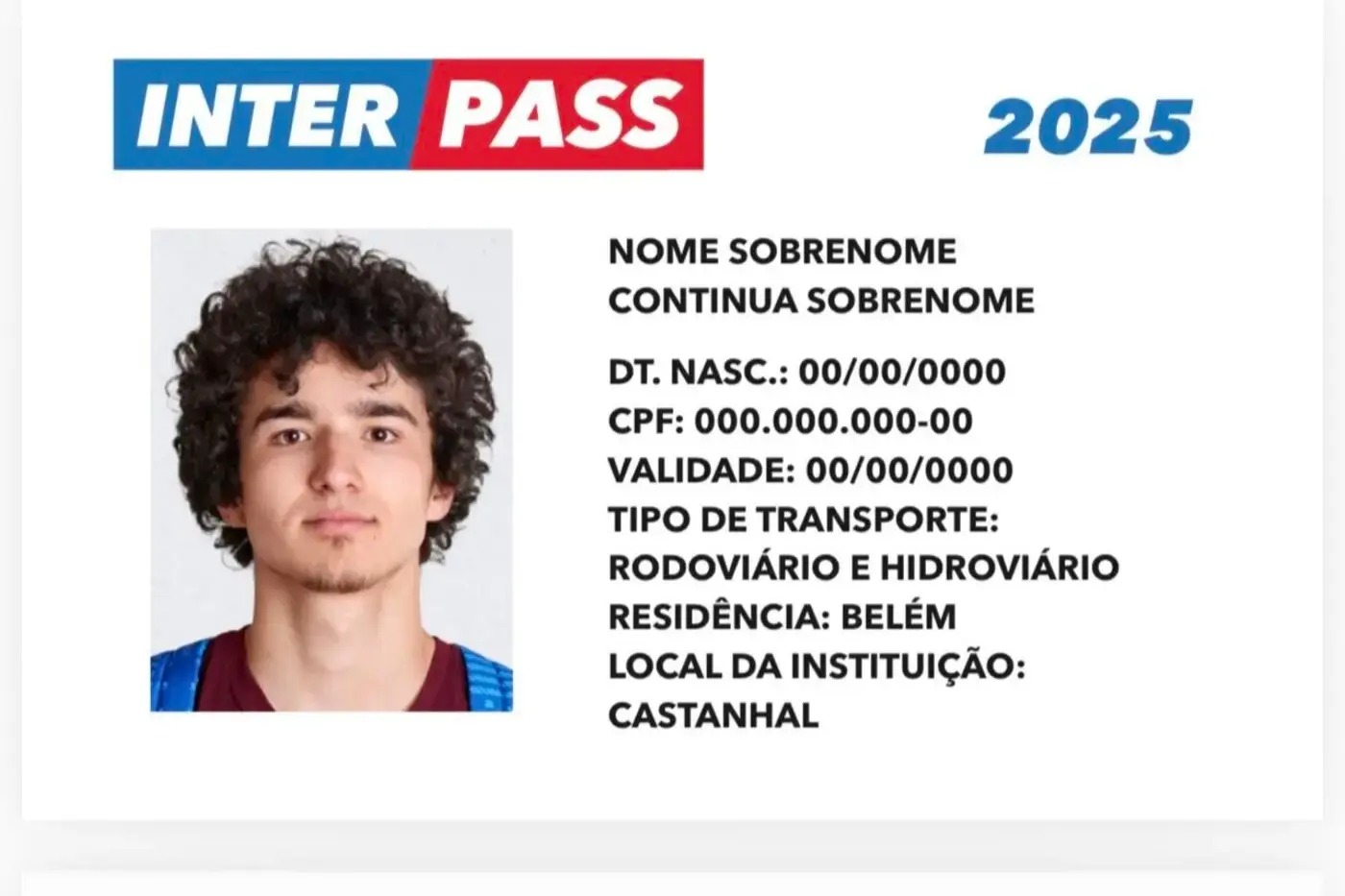Modelo e carteira Interpass
